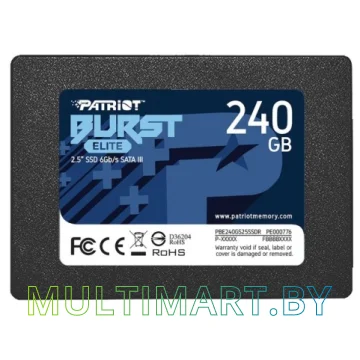 SSD диск Patriot Burst Elite 240GB (PBE240GS25SSDR)